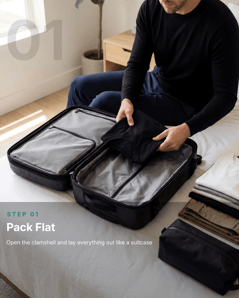 No check-in queues. No gate fines. Just pack, compress, and go ✈️