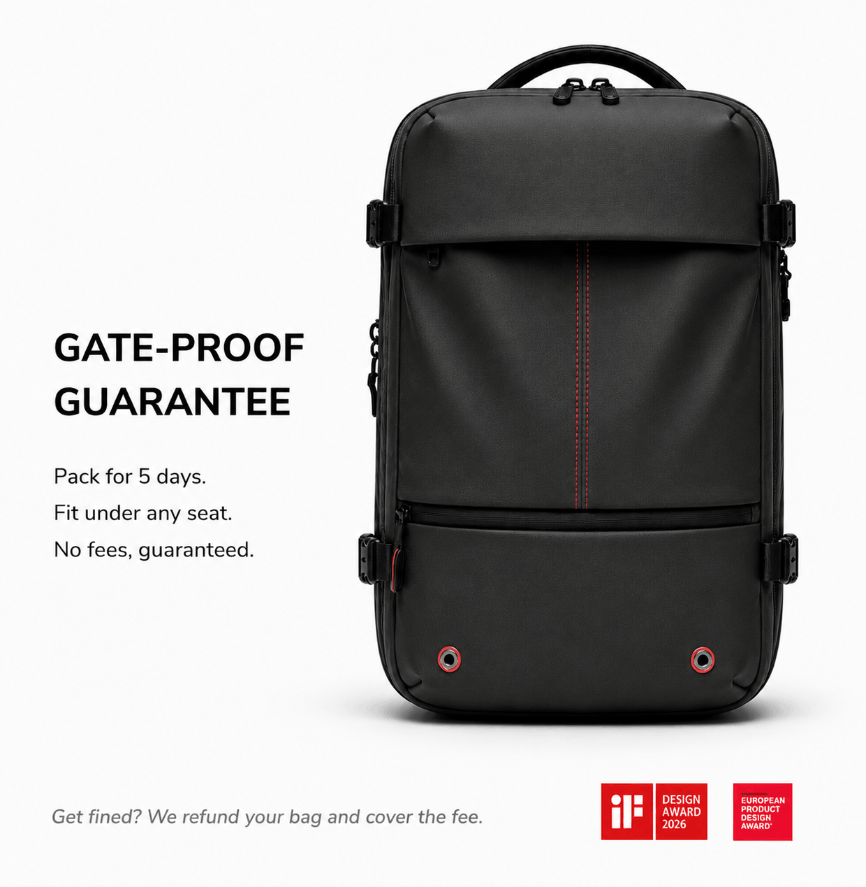 The Onward Original Cabin Bag 40L - Fits Ryanair, easyJet