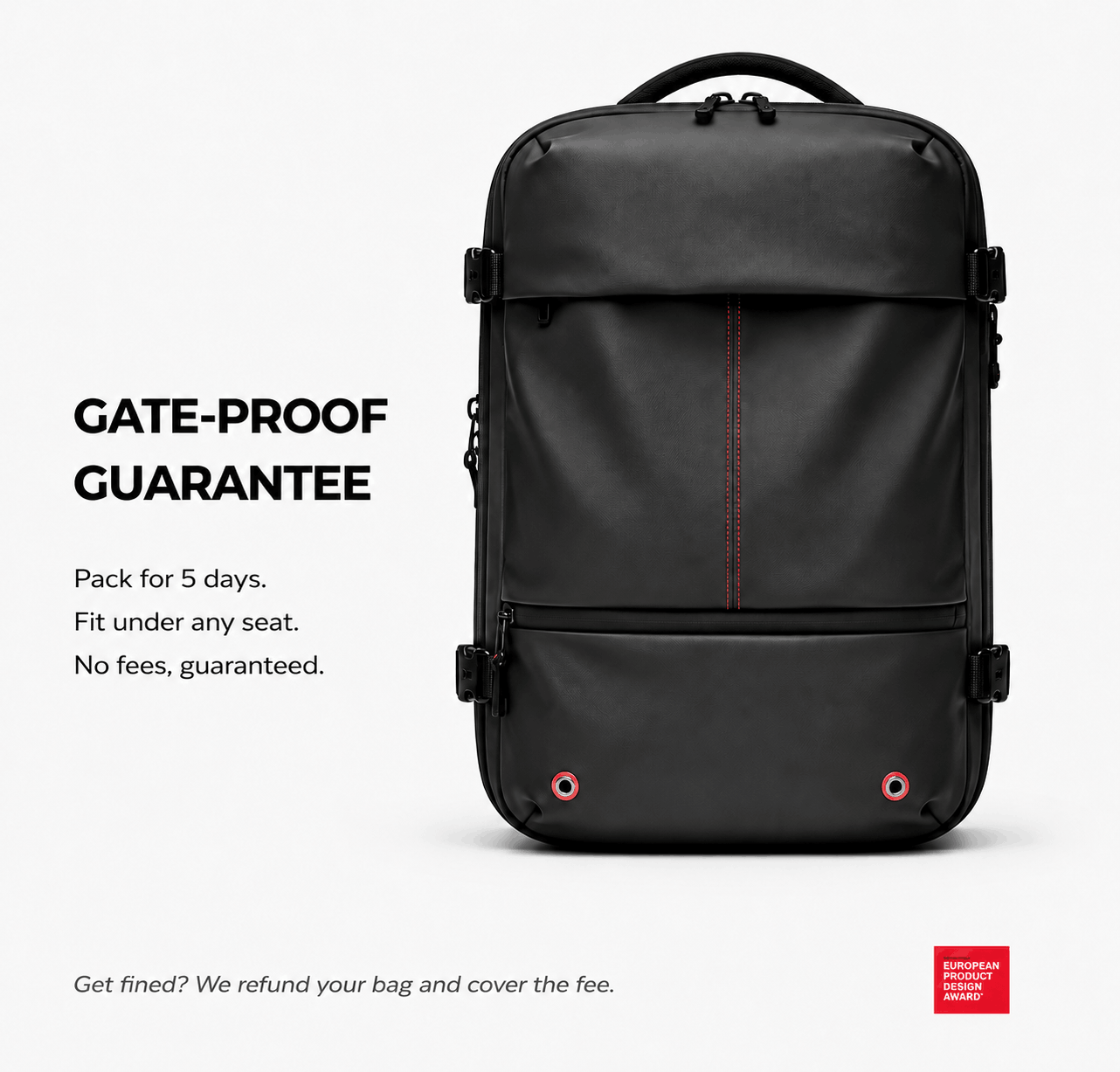 The Onward Original Cabin Bag 40L | Fits Ryanair, easyJet